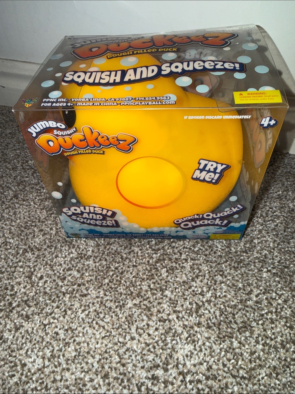 Duckeez Yellow Squish and Squeeze! Squishy